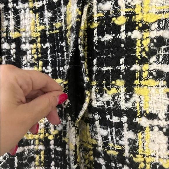 Marvin Richards Black, White & Yellow Coat - Picture 4 of 6